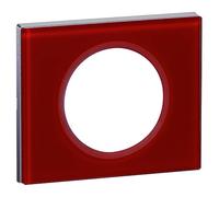 Legrand 069471 Plaque Céliane Matières 1 Poste, Verre Carmin