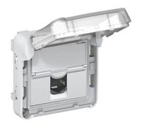 Legrand 069569 Prise RJ45 Étanche Catégorie6 FTP Plexo Composable IP55, Gris