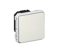 Legrand 069630 Poussoir Étanche No Plexo Composable IP55, 10A, Blanc