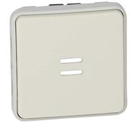 bouton poussoir lumineux plexo blanc (composable)