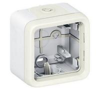 Legrand 069689 - Boîtier à embouts Prog Plexo composable blanc - 1 poste