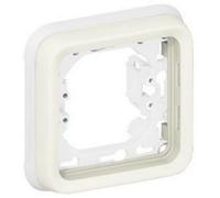 Legrand 069692 - Support Plaque - pour encastré Prog Plexo composable blanc - 1 poste