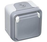 Legrand Prise étanche 069731 2P+T Plexo complet saillie 16 A Gris