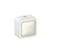 Legrand 069779 Sortie de câble Plexo complet saillie blanc avec serre câble