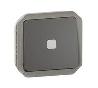 Interrupteur temporisé lumineux composable - anthracite - Plexo LEGRAND