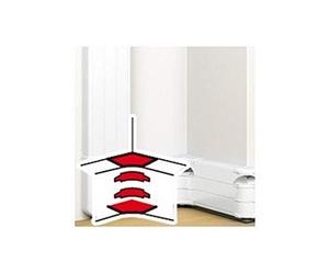 Legrand 075626 Angle Intérieur pour Goulotte à Clippage Direct Mosaic, 50mm x 180mm, Blanc