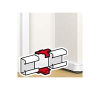 Legrand - Éclisse de jonction pour goulotte Mosaic - 50×80/50×130/50×180 mm - Blanc