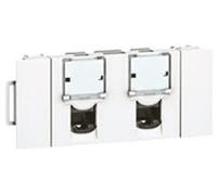 LEGRAND embout pour goulotte legrand dlp à clippage direct mosaic 50x80mm blanc Blanc G