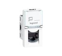 Legrand Prise Catégorie5e UTP Mosaic 076551 1 module Blanc