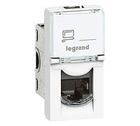 Legrand 076561 Prise Catégorie6 Utp Mosaic, 1 Module, Blanc