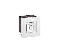 Legrand 076642 Sonnerie à Timbre Électronique 80dB à 1m Mosaic, 2 Modules, Tension 12, 24V ou 48V, Blanc