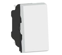 Legrand 077001L Interrupteur ou va-et-vient Mosaic Easy-Led, 1 Module, 10AX, 250V, Blanc