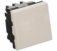 Legrand 077021L Permutateur Mosaic 2 Modules, 10AX, 250V, Blanc