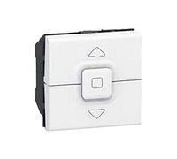 Legrand 077025 Poussoir Mosaic pour 1 Volet Roulant, 500W, Blanc