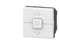 Interrupteur de volets roulants 500W maximum MOSAIC 2 modules blanc - LEGRAND - 077026