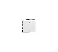 Legrand Commande de VMC Mosaic 077027L - 10AX 250V - Blanc antimicrobien