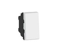 Legrand 077034L Poussoir Inverseur avec Borne Libre de Potentiel Mosaic, 1 Module, 6A, 250V, Blanc