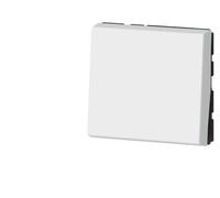 Legrand 077040L Poussoir ou Poussoir Inverseur Mosaic Easy-Led, 2 Modules, 6A, 250V, Blanc
