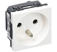 Prise de courant - speciale repiquage - bornes a vis - 2 modules - Mosaic LEGRAND