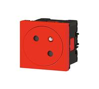 Prises de courant 2 P+T Surface Mosaic EASYLED Link rouge LEGRAND 077118L