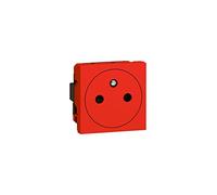 Mosaic prise 2p+t f / b surface rouge legrand 077133