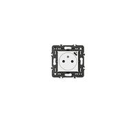 Legrand 077161L Prise de Courant Surface Mosaic, Chargeur USB Type-C Livrée, Support 2 Modules, Blanc