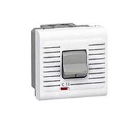 Legrand 077522 Mosaic Uni+Neutre Disjoncteur Magnétothermique, 230V, 16A, 2 Modules, Blanc