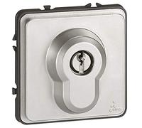 Legrand 077875 Soliroc IK10 IP54 Interrupteur à Clé, 3 Positions, 6A, 250V