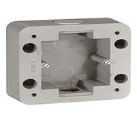 Legrand 077890 Soliroc IK10 Cadre Saillie, 1 Poste, 110mm x 110mm x 45 mm