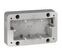 Legrand 077892 Soliroc IK10 Cadre Saillie, 2 Poste, 110mm x 181mm x 45 mm