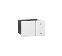Legrand 078405 Mosaic Interrupteur Variateur Basique, 2 Fils, 2 Modules, Blanc