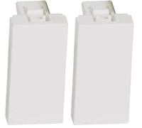 Legrand 078720 Mosaic Obturateur, 1 Module, Blanc Antimicrobien (Lot de 2)