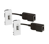 Legrand 078748 Mosaic Extendeur USB pour le Transfert de Données, Type A, Femelle