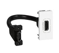 HDMI type a socket + cord programme Mosaic preconn