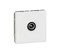 Legrand Prise télévision MOSAIC D 078782 Ø 9,52 mm mâle 2 modules Blanc