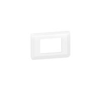 Legrand Plaque de finition Mosaic 078803L pour 3 modules, blanc