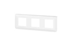 Legrand Plaque de finition Mosaic 078806L horizontale pour 3x2 modules Blanc