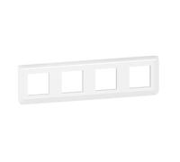 Legrand - Plaque de finition MOSAIC - 4x2 modules - Blanc - Horizontale