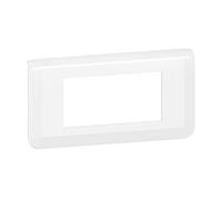 Plaque de finition - LEGRAND - 078814L - Blanc - 4 modules - Intérieur