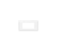 Legrand 078814L Mosaic Plaque de Finition Horizontale pour 4 Module, Blanc