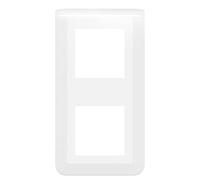 Legrand 078822L Mosaic Plaque de Finition Verticale pour 2x2 Module, Blanc