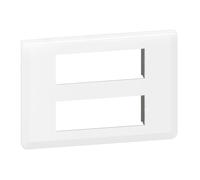 Legrand 078836L Mosaic Plaque de Finition pour 2x6 Module, Blanc