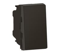 Legrand Interrupteur/va-et-vient Mosaic 079101L 10AX 250V Easy-Led 1 module Noir mat