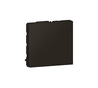 Legrand 079181L Mosaic Obturateur, 2 Modules, Noir Mat