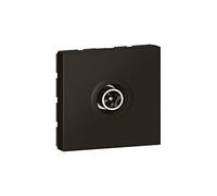 Legrand Prise TV Mosaic 079182L Ø9,52 mm Mâle 2 modules Noir mat