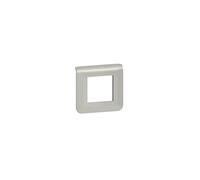 Legrand 079302l Plaque de Finition Mosaic pour 2 Modules, Aluminium, Lot de 10