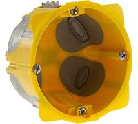 Boîte d'encastrement - LEGRAND - Batibox Energy - 1 poste - 67 mm - Plastique - Jaune
