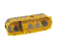 Legrand Boîte multipostes Ecobatibox 080033 – 3 postes / 6–8 modules – Profondeur 50 mm