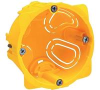 Legrand 080061 Boîte MonoPoste Batibox Cloisons Sèches pour Appareillage à vis ou à Griffe 1 Poste, 60mm Profondeur, Lot de 20