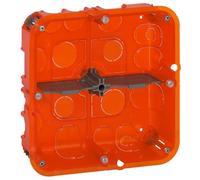Legrand 080124 Boîte Multimatériaux Batibox Grand Format 2x2 Postes ou 2x4 à 5 Modules, 50mm Profondeur